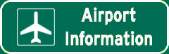 Wilkes-Barre/Scranton International Airport Information sign